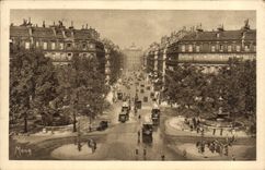 CPA Les Petits Tableaux de Paris Avenue de l'Opera et place du Theatre Francais 