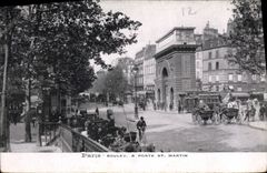 CPA Paris Boulev Porte St Martin 