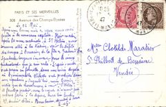 CPA Paris et ses Merveilles Avenue des Champs Elysees 