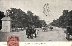 CPA Paris Les Champs Elysees 