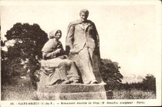 CPA Saint Brieuc C du N Monument Anatole Le Braz 