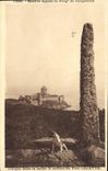 CPA Menhir appele le Doigt de Gargantus indique dans la lande le sentier du Fort Lalatte 