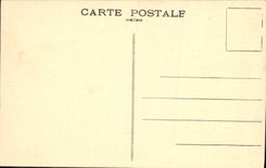 CPA Menhir appele le Doigt de Gargantus indique dans la lande le sentier du Fort Lalatte