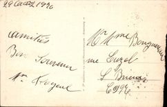 CPA St Malo La Grande rue et le Clocher de la Cathedrale 