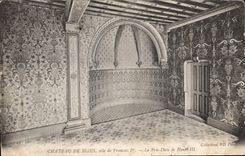 CPA Chateau de Blois aile de Francois I Le Prie Dieu de Henri III 