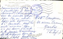 CPA Grenoble Vue generale et la Chaine des Alpes 