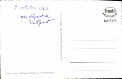 CPA Otto Kramer Fellbach Kiosk omm Berliner Platz