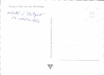 CPA Stuttgart Blick von der Weinsteige