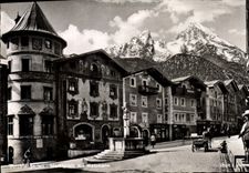 CPA Marketplatz mit Watzmann 