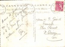 CPA La Cote d'Azur 