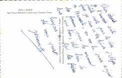 CPA Alger Lex Vieux Remparts avec leurs Canons Turcs