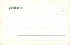 CPA Steh ich in finlterer Mitternadht Militaria