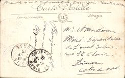 CPA Toulon POrte de l'Ancien Seminaire de 1885 classe comme monument historique 