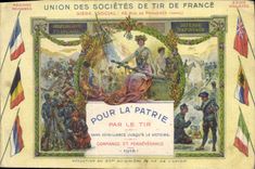 CPA Union des Societes de Tir de France 
