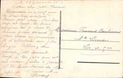 CPA Votre doux souvenir decuple mon courage Militaria