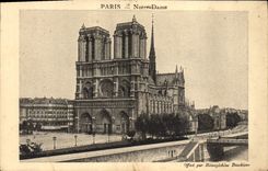 CPA Paris Notre Dame Offert par Hemoglobine Desbiens 