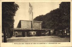 CPA Pavillon des Tabacs et des Allumettes a l'Exposition 1937 