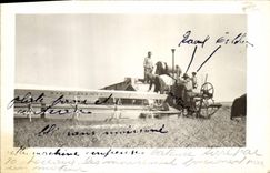 CARTE PHOTO Bateuse Deering
