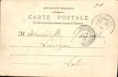 CPA Saint Antonin T et G Le Pont et l'Eglise pris de la Gare
