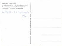 CPA Rembrandt 1606 1669 De anatomische les La lecon d'anatomie 