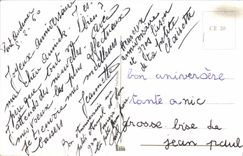CPA Heureux Anniversaire 