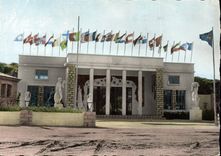 CPA Ile de Bendor Bandol Var France Palais de l'Exposition Universelle des Vins et Spiritueux 