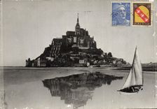 CPA Mont Saint Michel Marche Vue generale 
