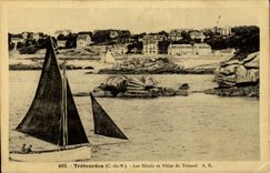 CPA Trebeurden C du N Les Hotels et Villas de Trozoul 