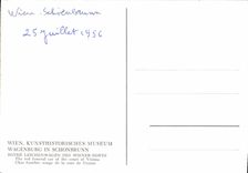 CPM Wien Kunsthistorisches Museum Wagenburg in Schonbrunn Roter Leichenwagen des Wiener Hofes 