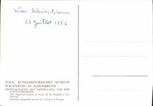 CPM Wien Kunsthistorisches Museum Wagenburg in Schonbrunn Imperialwagen mit imperialzug vor der Step