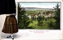 CPM Gruss aus Schmiedeifeld i Thur Kreis Schieusingen 