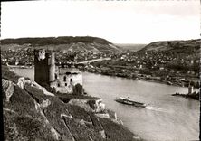 CPM Ruine Ehrenfels Mauseturm und Bingem am Rhein 