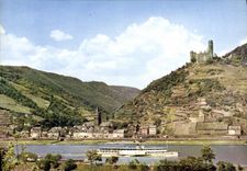 CPM Wellmich am Rhein mit Burg Maus 