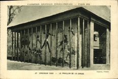 CPA Exposition Coloniale Internationale Paris 1931 Cameroun Togo Le Pavillon de la Chasse 