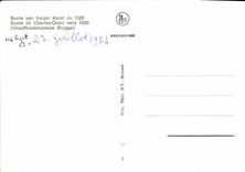 CPM Buste van Keizer Karel 1520 