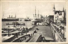 CPA Antwerpen Anvers Het Steen en de Aanlegplaats 