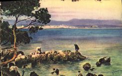 CPM La Douce France Cote D'Azur Antibes Alpes Maritimes L'Anse Saint Roch 