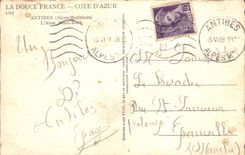 CPM La Douce France Cote D'Azur Antibes Alpes Maritimes L'Anse Saint Roch