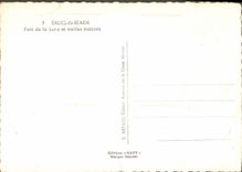 CPM Salies de Bearn Pont de la Lune et vieilles maisons