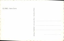 CPM Paris Notre Dame 