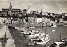 CPM Granville Manche Notre Dame Bateaux