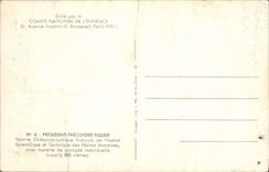CPA Comite National De L'Enfance President Theodore Tissier Bateau
