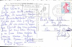 CPM Saint Gilles Sur Vie Vendee Le Port et le nouveau Port Bateaux