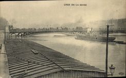CPA Crue de la Seine Paris