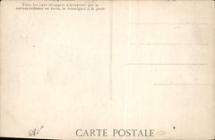 CPA La Crue de la Seine Courbevoie Demenagement