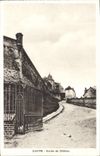 CPA Dieppe Entree du Chateau 