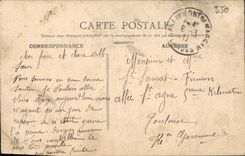 CPA Landes Resiniers au travail (Folklore) TOP