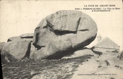 CPA La Cote de Granit Rose Perros Guirec La Tete de Mort a Ploumanach 