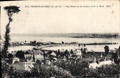 CPA Perros Guirec C du N Vue Generale du Linkin et la Rade 