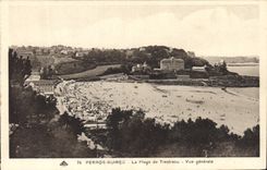 CPA Perros Guirec La Plague de Trestraou Gue generale 